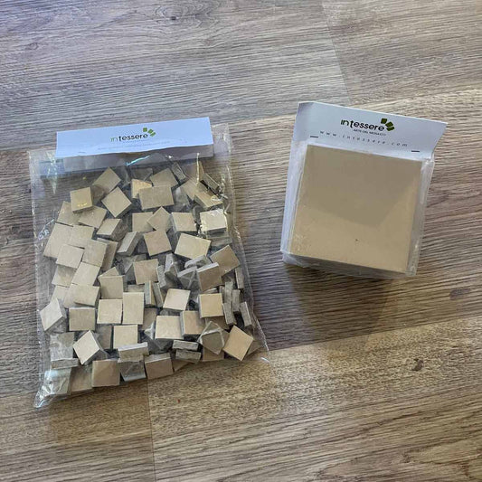 Tessere e lastre in ceramica per mosaico BEIGE