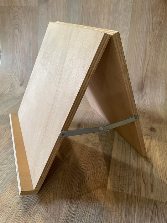 Cavalletto in legno verticale per mosaico