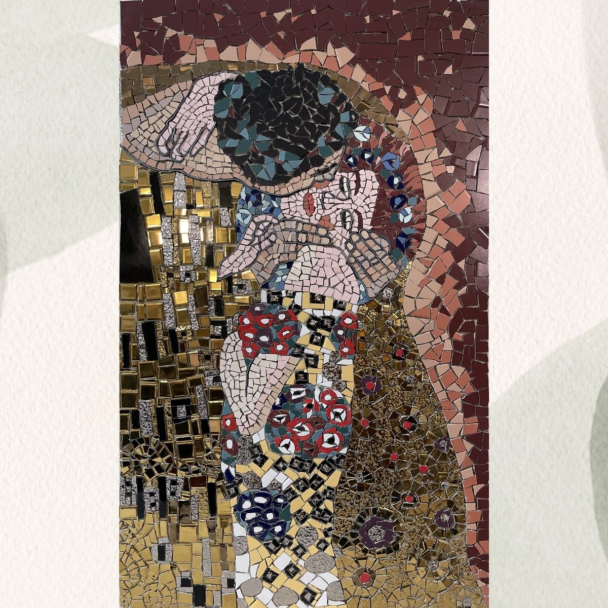 Fridolin Porte-Monnaie Compact Gustav Klimt 'Le Baiser' – Multicolore, 5 Cartes + Billets + Pièces