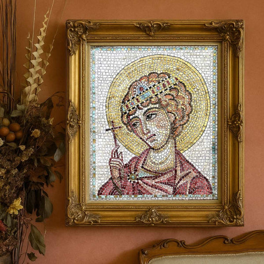 SAINT GEORGE mosaic kit (marble - direct technique)
