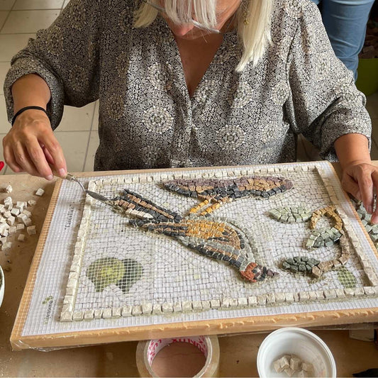 Goldfinch Mosaic Kit (Marble - Direct Technique)