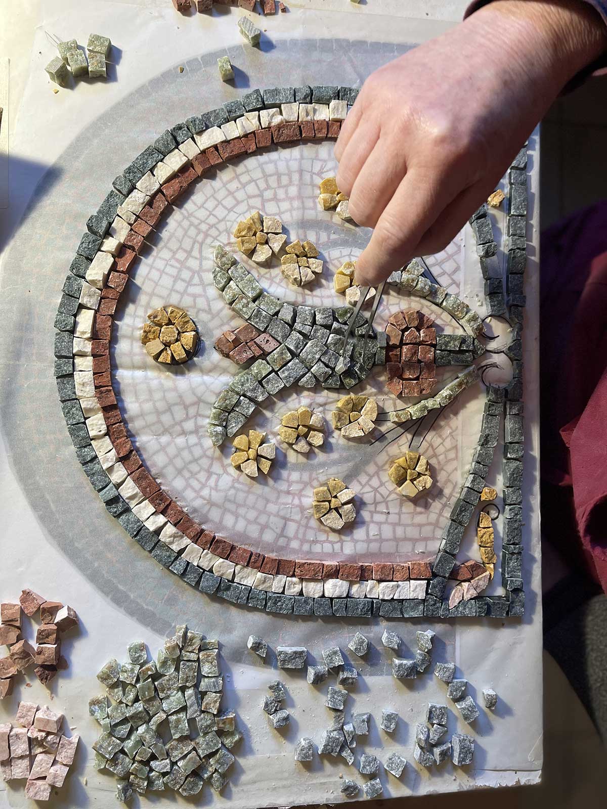 Indirect technique for mosaic