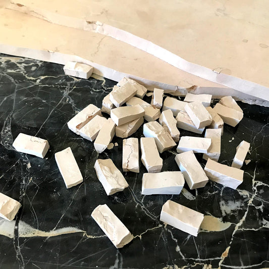 marmo per mosaico rosa perlino