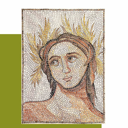 Kit mosaico LE STAGIONI  (marmo - tecnica indiretta)