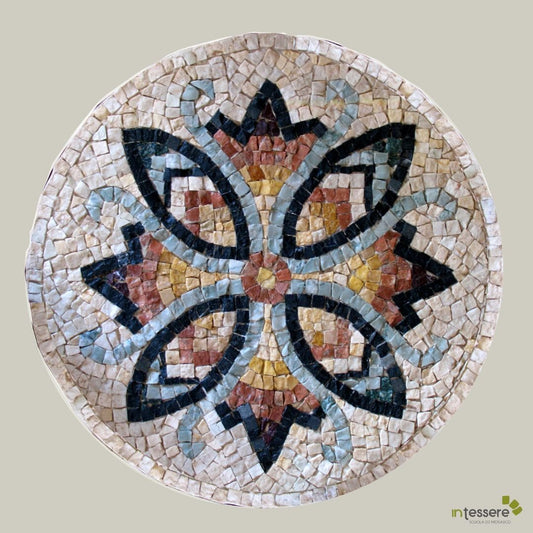 ROMAN FLOWER 2 mosaic kit (marble - indirect technique)