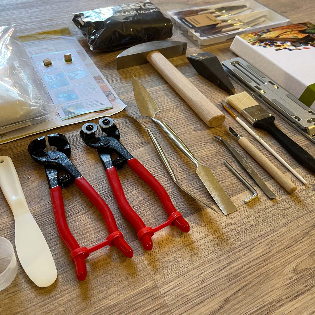 Meecaa - Kit Per Pittura A Mosaico Con Strumenti, Per Fai Da Te Meecaa - Kit Per Pittura A Mosaico Con Strumenti, Per Fai Da Te