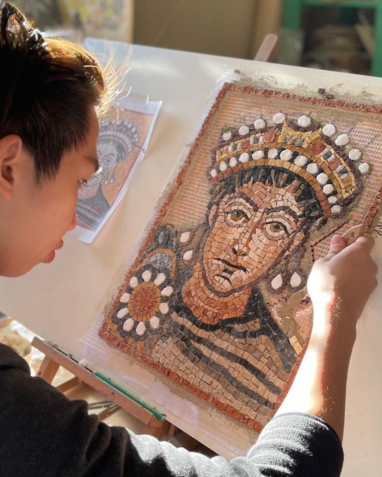 Professional Individual Mosaic Course in Italy (Umbria)