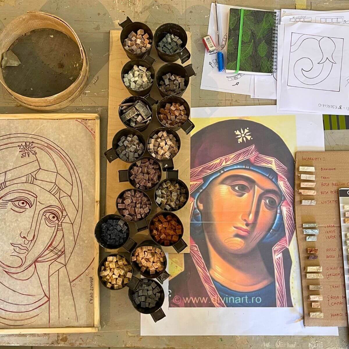 Advanced Byzantine Mosaic Course – 10 days (70 hours)