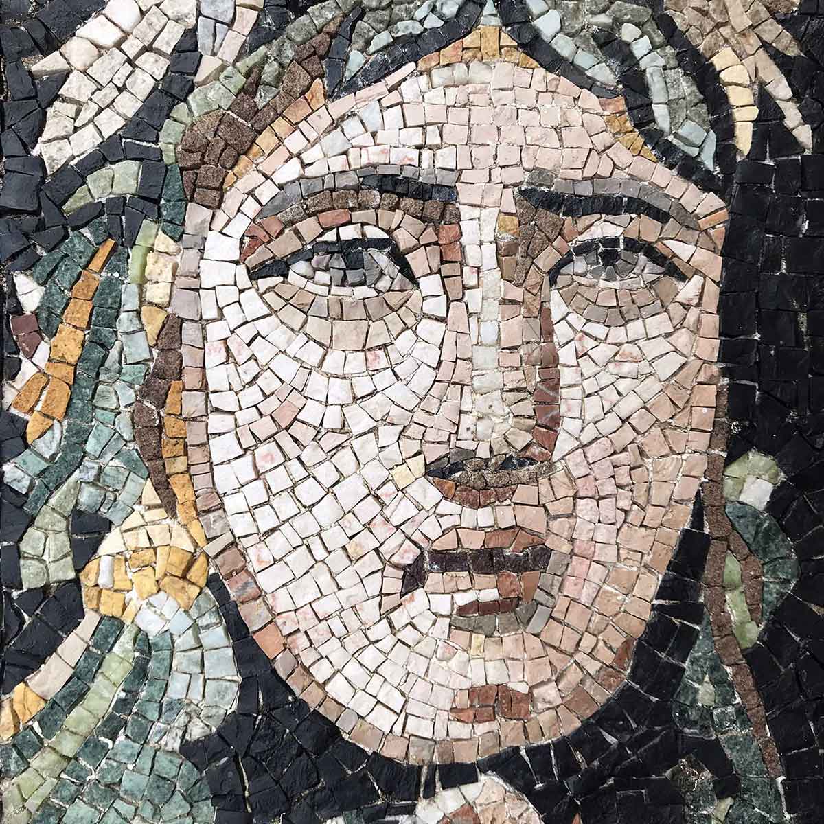 Kit mosaico RITRATTO DEL FAUNO (marmo - tecnica indiretta)