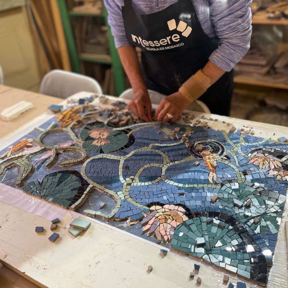 Cours avancé de mosaïque moderne – 10 jours (70 heures)