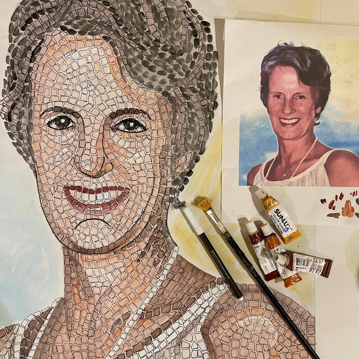 Curso avanzado de MOSAICO – RETRATOS (10 días, 70 horas)