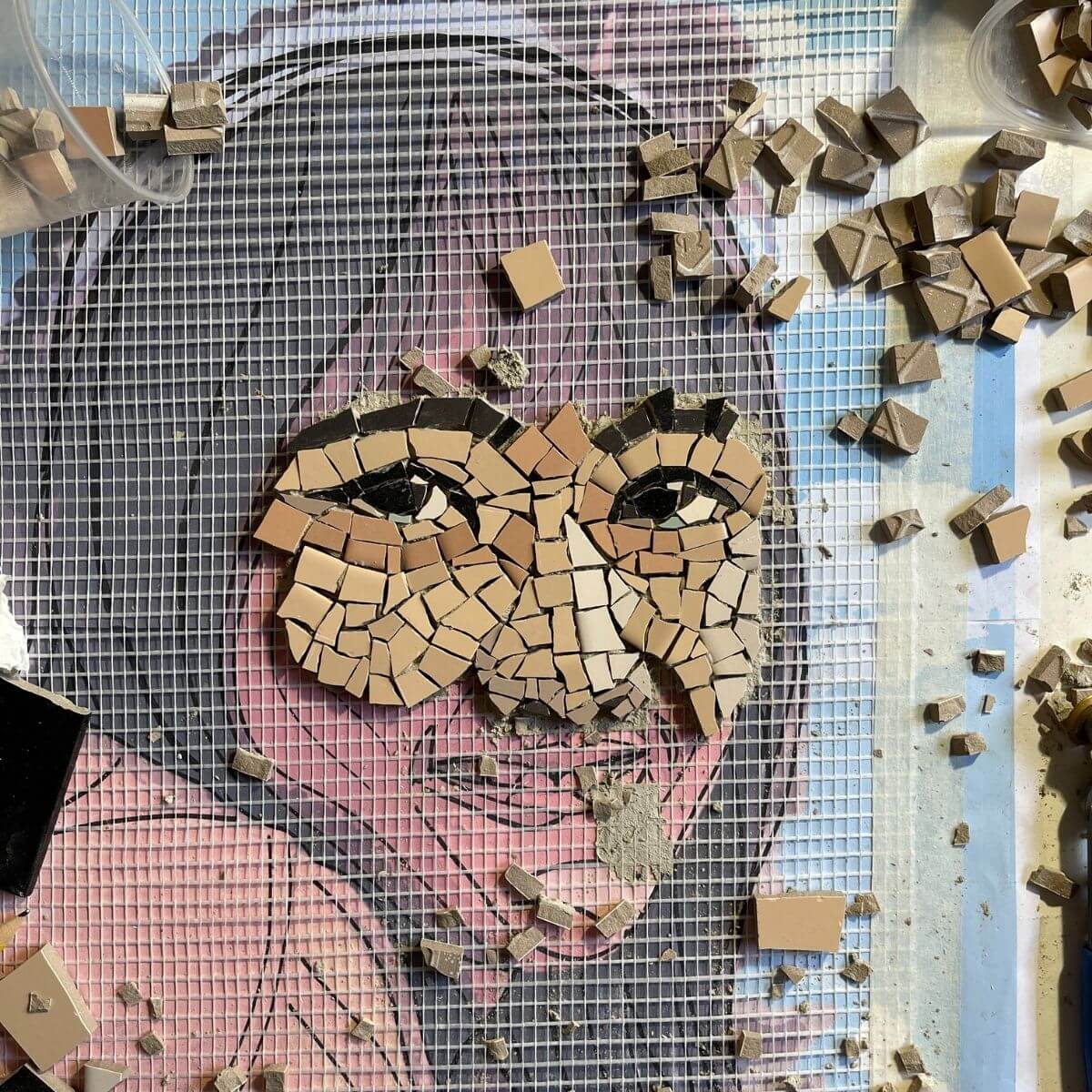 Curso avanzado de MOSAICO – RETRATOS (10 días, 70 horas)