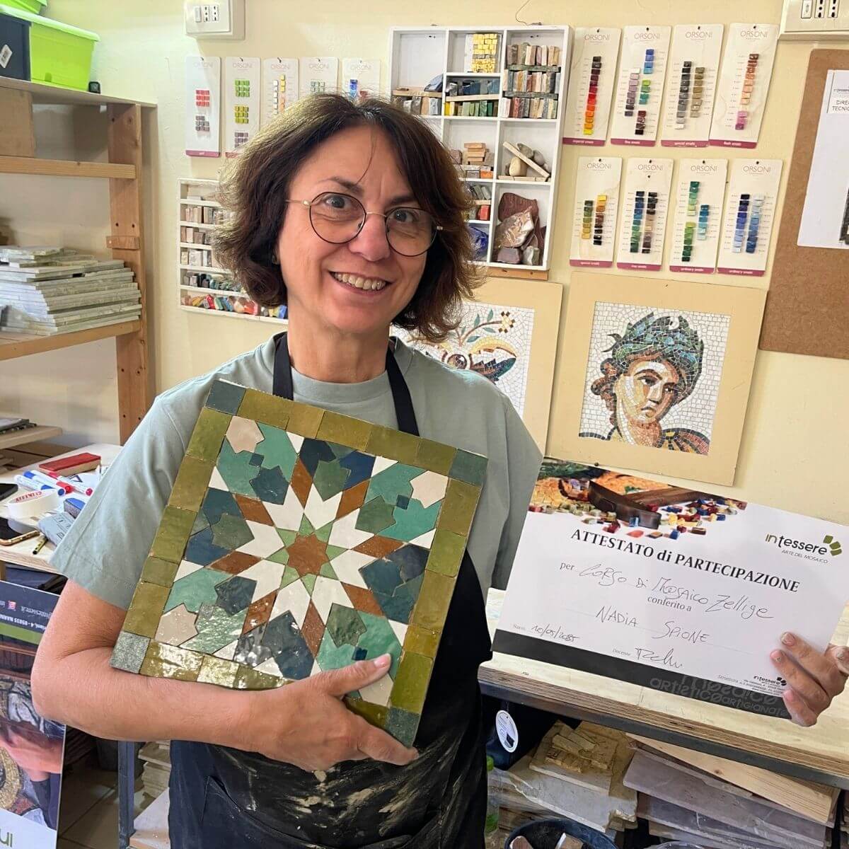 Basic Zellige (Moroccan mosaic) course 3 days (21 hours)