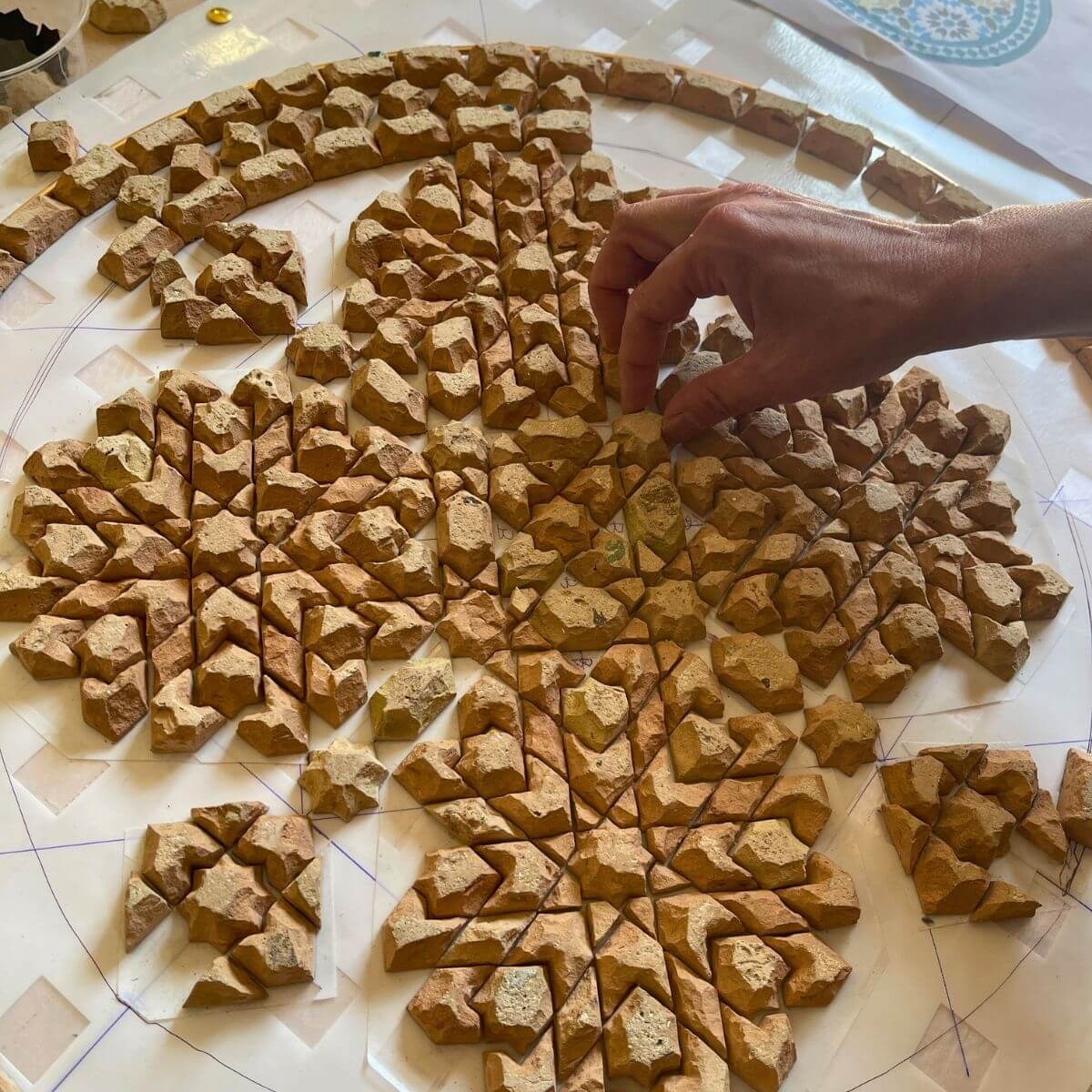 Basic Zellige (Moroccan mosaic) course 3 days (21 hours)