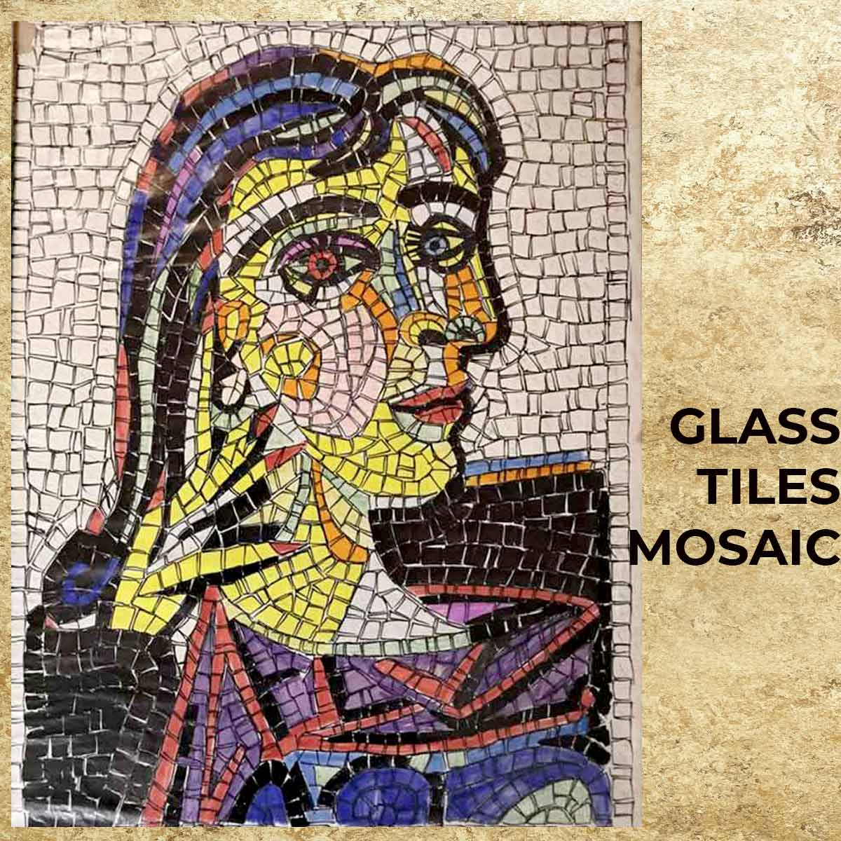 Mosaik kit DIY PIcasso Dora Maar Portrait