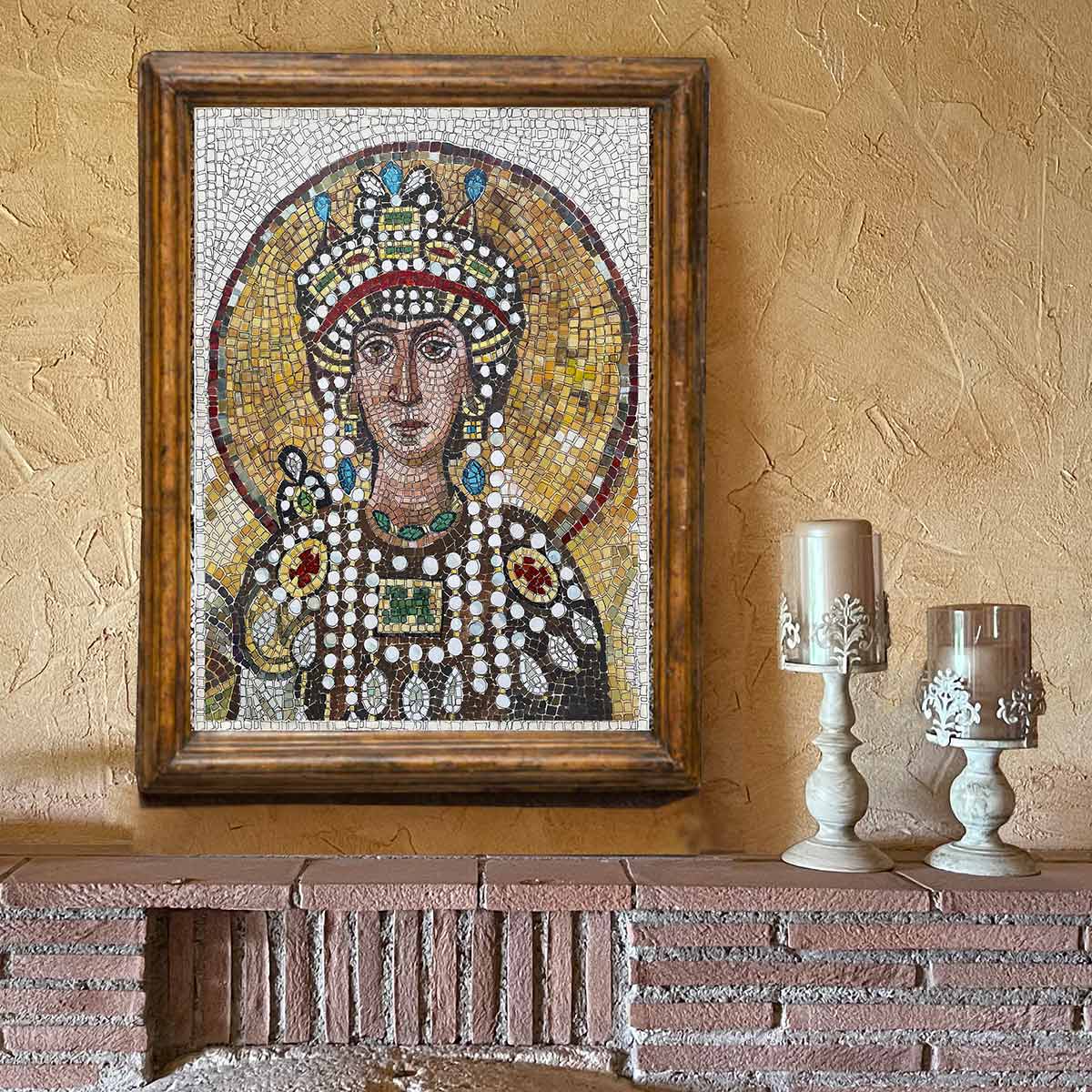 Kit mosaico CORTEO DI TEODORA (marmo - tecnica diretta)