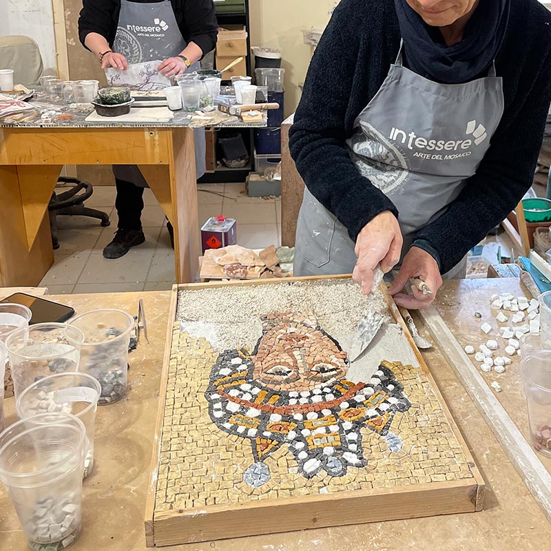 Advanced Byzantine mosaic course - In Italy