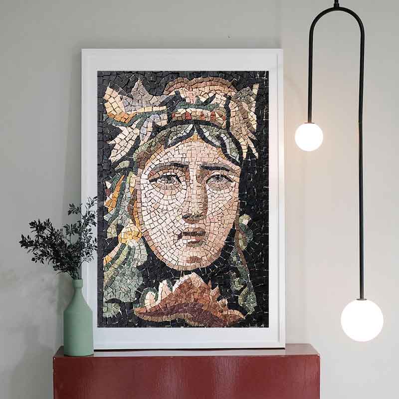 Kit mosaico RITRATTO DEL FAUNO (marmo - tecnica indiretta)