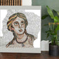 Roman girl portrait mosaic kit  (marble - indirect technique)