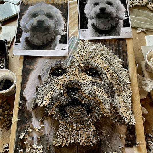 Kit mosaico DIY con la imagen de tu perro