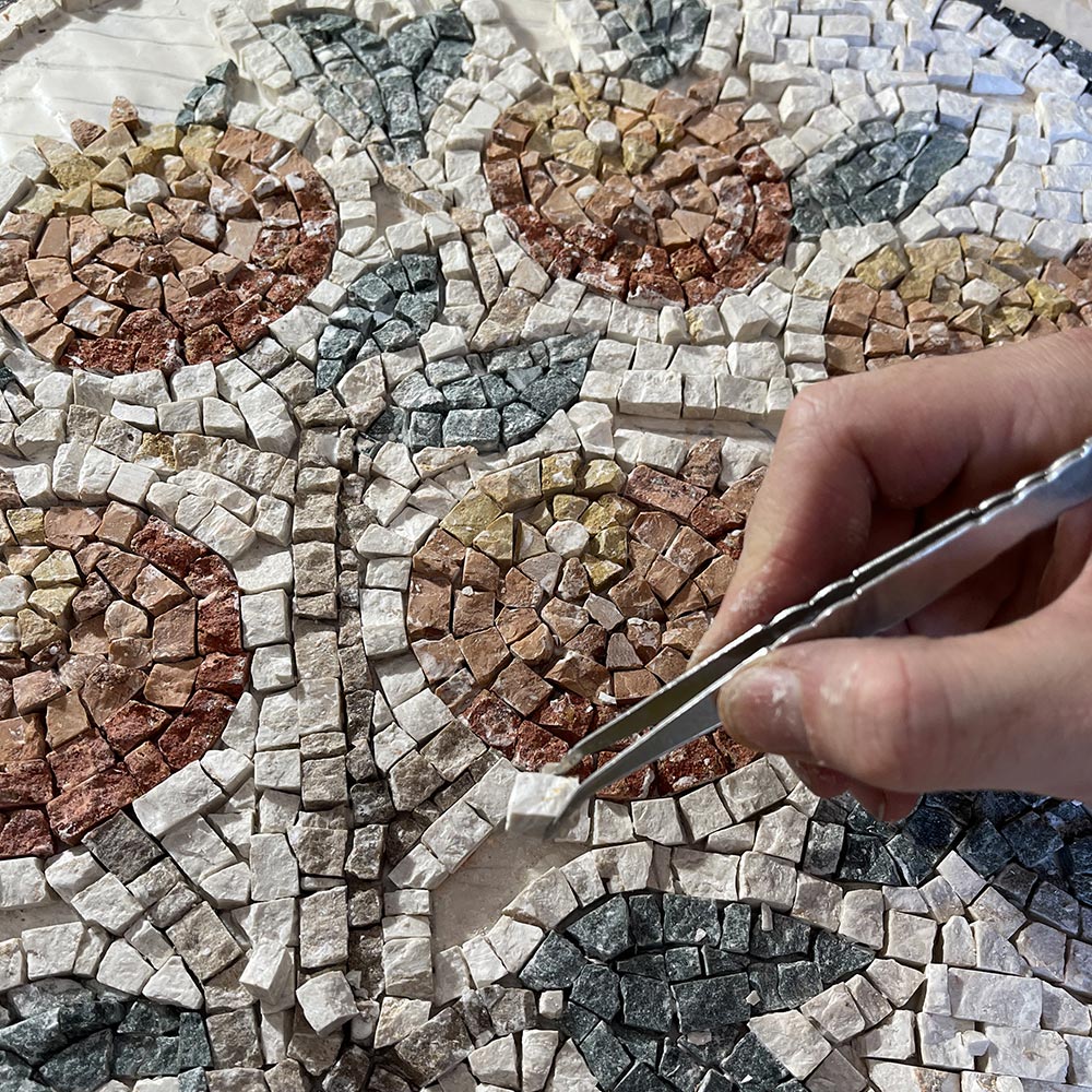 Kit mosaico Rosone con melograni + video tutorial