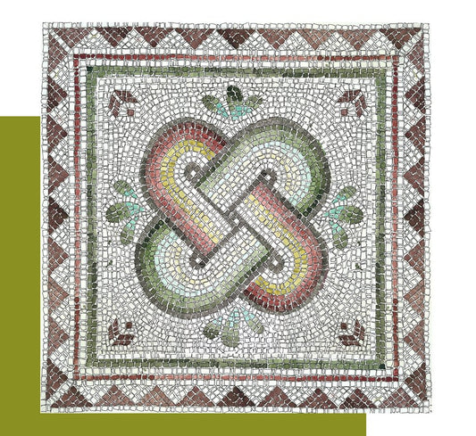 Kit mosaico NUDO DE SALOMÓN  (mármol - técnica directa)