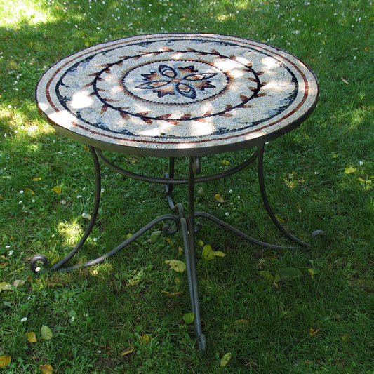 ROUND TABLE TOP mosaic kit (marble - indirect technique)